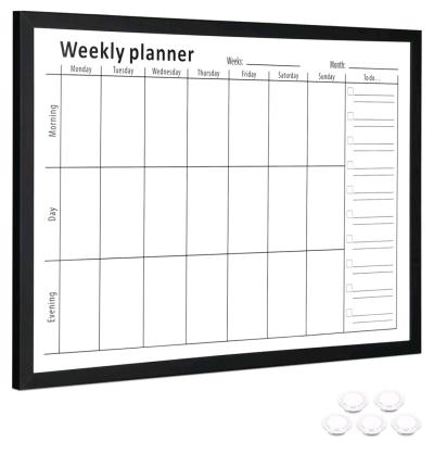 Navaris Weekly Planner White Board