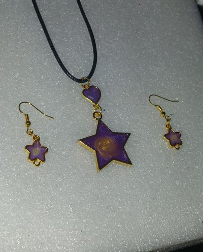Handmade Star Necklaces set - Thumbnail 2