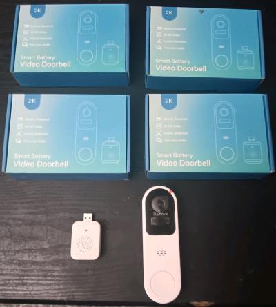 2K SMART BATTERY VIDEO DOORBELL CAMERA