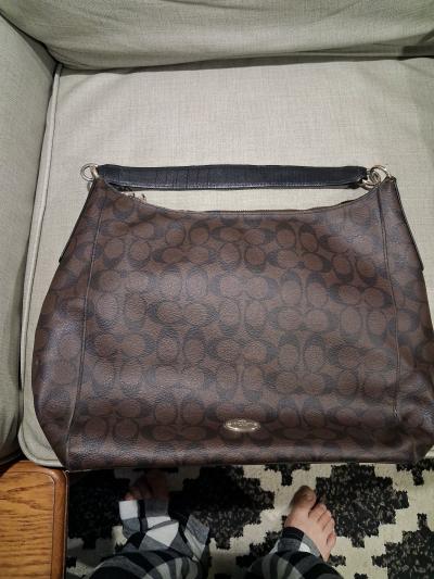 coach  purse  double zipper vintage - Thumbnail 5