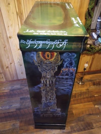 LOTR Inspired Dresser Hand Painted - Thumbnail 7