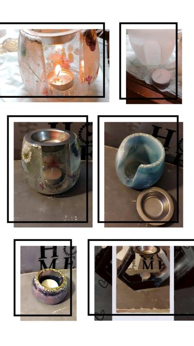 Handcrafted resin wax warmers - Thumbnail 2