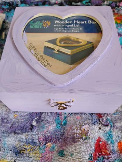 wooden heart box - Thumbnail 3