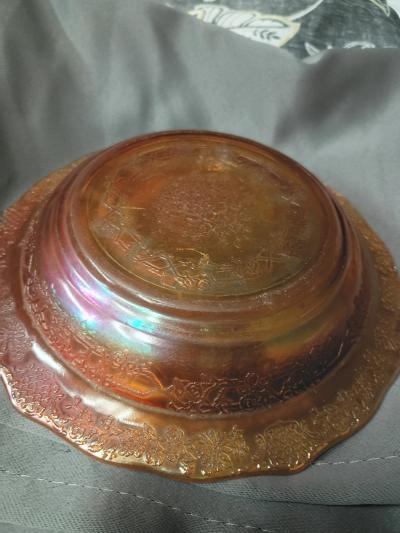Iridescent Carnival Normandie 6 12 cereal bowl