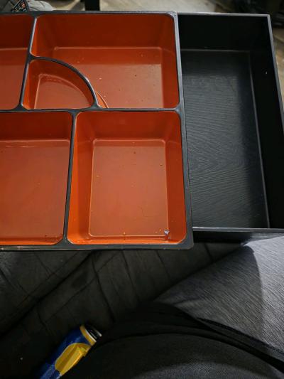 bento box with storage and no lids - Thumbnail 2