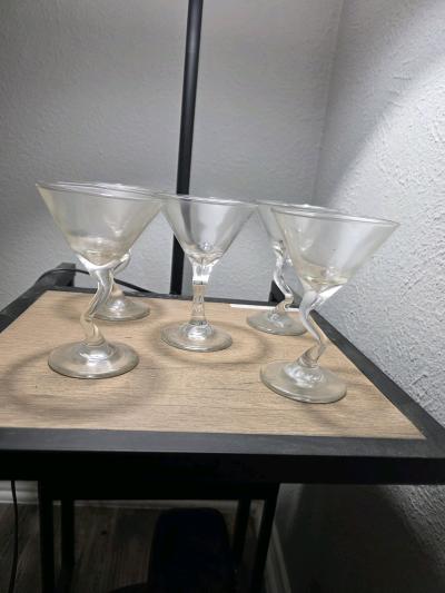 libby martini cocktail glasses 5 set - Thumbnail 2