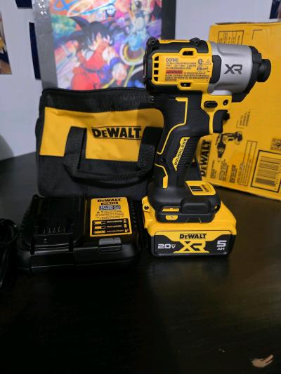 Dewalt impact drill with battery and charger - Thumbnail 2