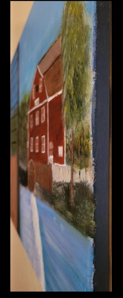 War Eagle Mill acrylic painting - Thumbnail 3
