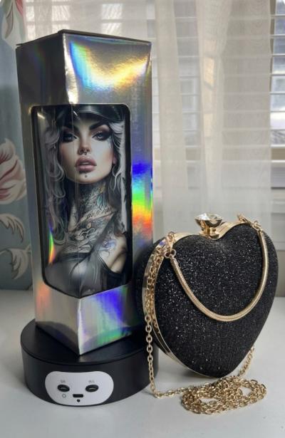 Heartshaped purse and Tumbler Set
