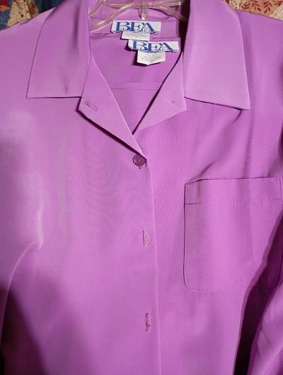 Never worn pink dress shirt with tank and belt BFA Classics - Thumbnail 2