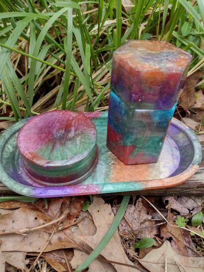 Resin tray jar and grinder sets - Thumbnail 6