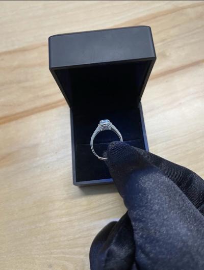 VVS1 Moissante Engagment or promise ring - Thumbnail 4