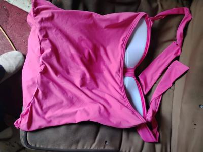 A Nice Pink Womens Bathing Suit Top - Thumbnail 2