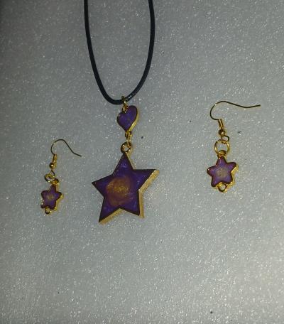 Handmade Star Necklaces set - Thumbnail 3