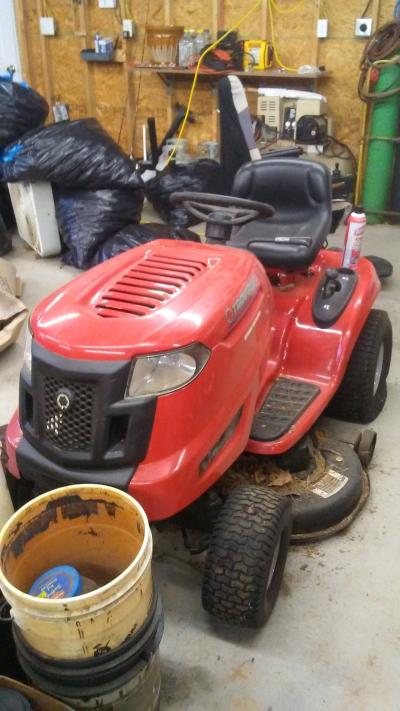 Troy built lawnmower Garage kept - Thumbnail 2