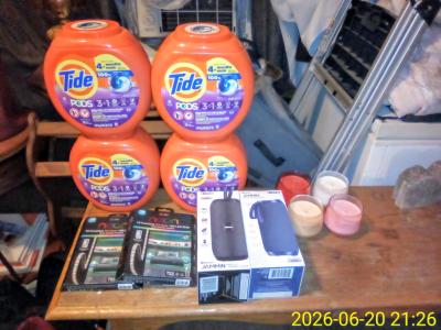 Tide Pods Yankee Candles Bluetooth Speakers LED Lights