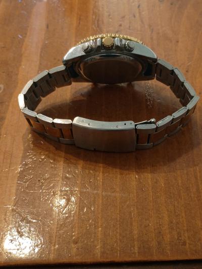 Stauer Mens TwoTone AnalogDigital Hybrid Sport Watch WR30M - Thumbnail 3