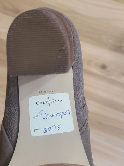 Cole haan  high heel booties with the zipper on the side - Thumbnail 2