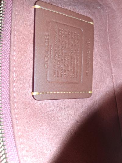coach bag pink new use  once - Thumbnail 5