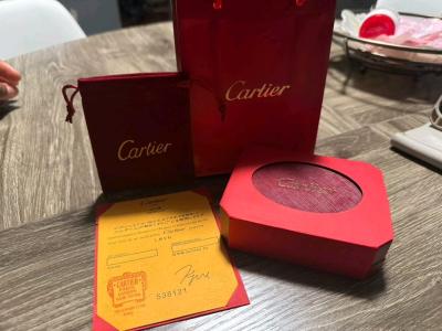 Cartier bracelet 19 inch golden