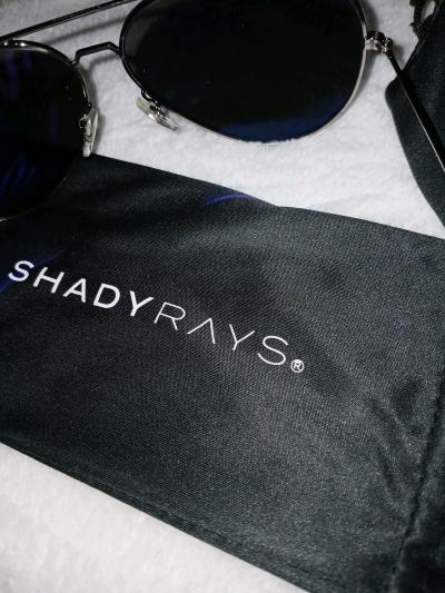 Shady Rays Polarized Sunglasses Black Aviator Metal Frame - Thumbnail 5