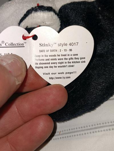 beenie babies Stinky style 4017 - Thumbnail 2
