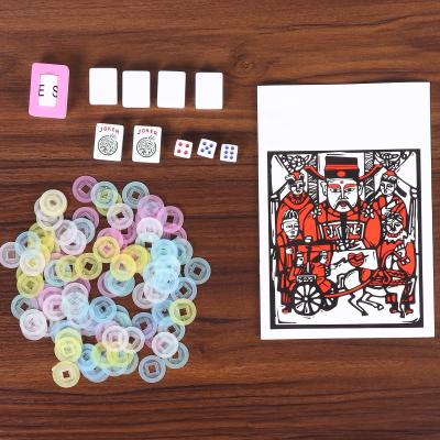 American Mahjong Set 166 Tiles 4 AllinOne Rack  Pushers with - Thumbnail 8