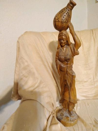 vintage handcarved figurines SET