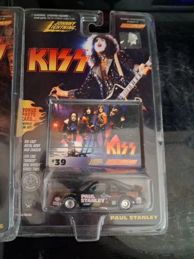 rock group kiss Johnny lightning cars