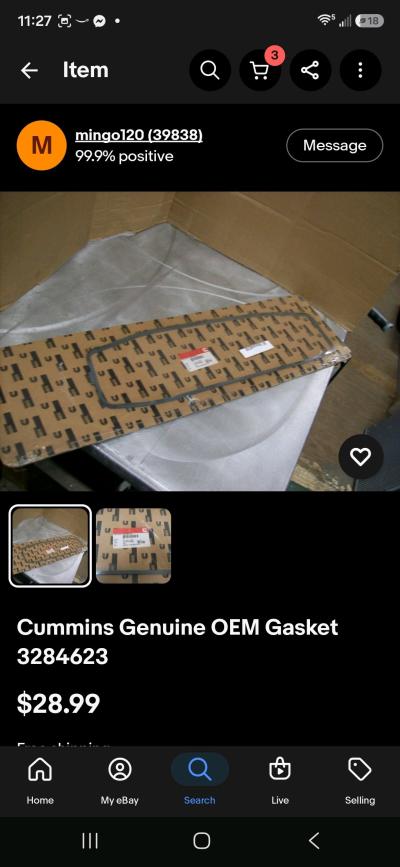 brand new gasket in package - Thumbnail 2