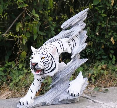 White Tiger Resin Figurine
