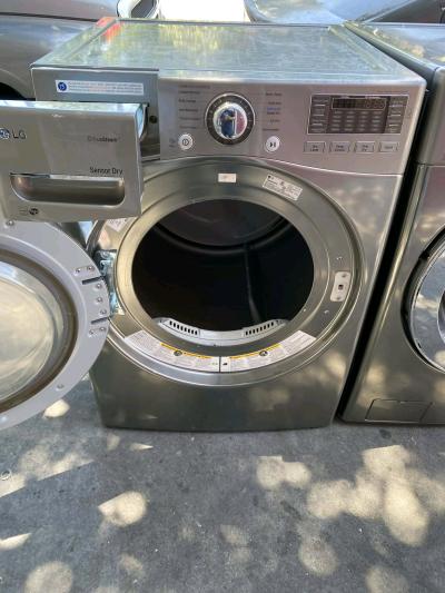 SET WASHER AND DRYER LG STAINLESS STEEL - Thumbnail 3