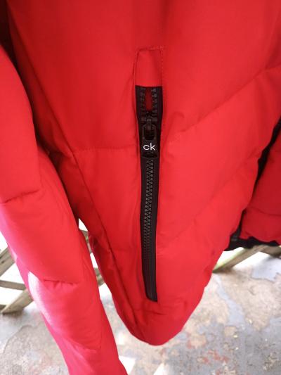 Brand New NWT Calvin Klein Mens Puffer Jacket  Red Size XXL - Thumbnail 4