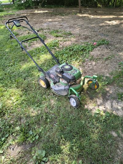 john deere push mower self propelled