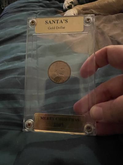 2003 Sacagawea Gold Dollar Merry Christmas Holiday Case - Thumbnail 3