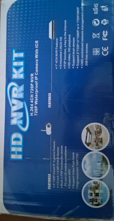 HD NVR WITH 4 CAMERAS nightvision waterproof - Thumbnail 2