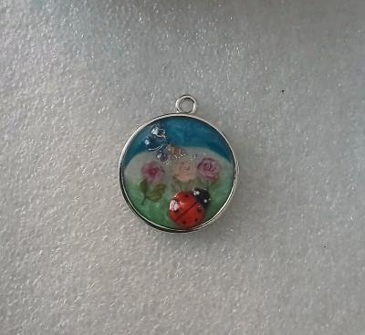 Floral Pendant with Necklace made just for you - Thumbnail 6