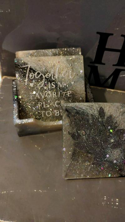 Handcrafted Resin Coasters - Thumbnail 3