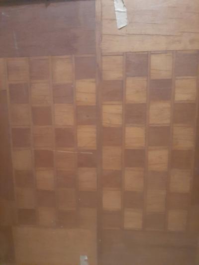 vintage carrom panel wodode 2 sided chienese checker board - Thumbnail 2