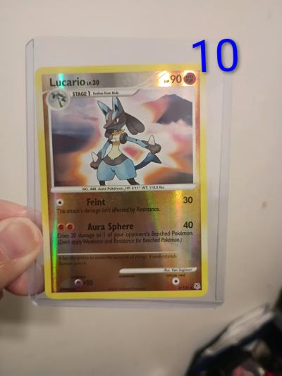 Pokemon cards in protectors
