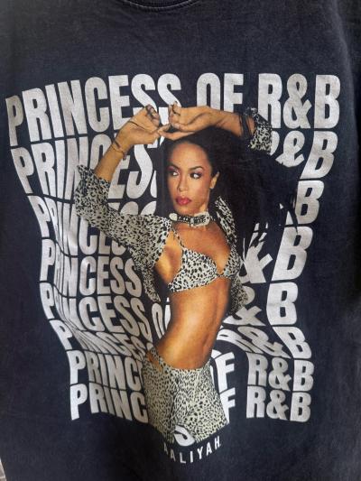 Aaliyah Princess of RB Graphic TShirt Black XL Princess of R
