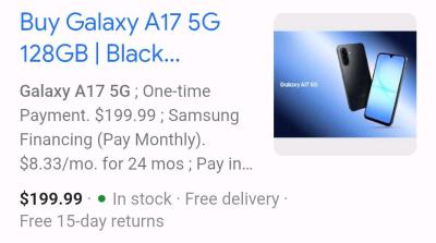 Galaxy A17 5G Cell Phone - Thumbnail 2