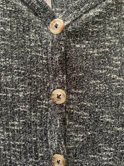 Black and white tank top button up brown - Thumbnail 4