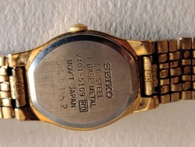 vintage gold tone womens Seiko wristwatch - Thumbnail 6