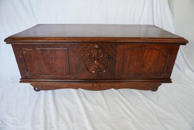 Vintage Cedar Lined Hope Chest | Solid Cedar Blanket Chest | Storage Trunk
