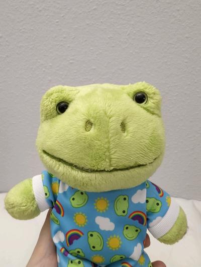 Green frog plushie - Thumbnail 4
