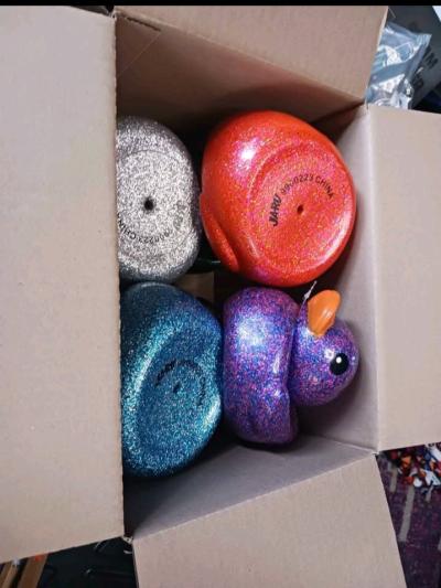 7in Glitter Ducks Pack of 6 - Thumbnail 5