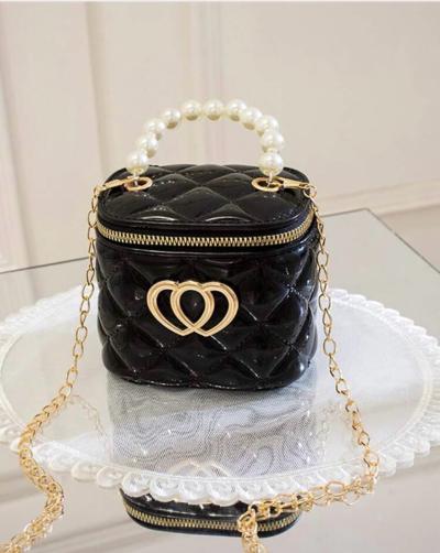 Charming pearl handle purse and tumbler set