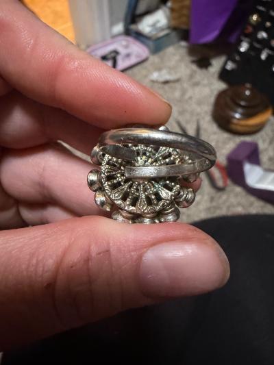 vintage cluster ring - Thumbnail 4