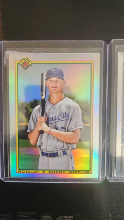 2 Bobby Witt Jr Bowman prospect cards - Thumbnail 2